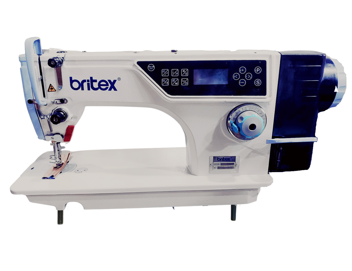 Automatic Direct drive lock stitch sewing machine, auto trimming short thread 3mm - Brand: Britex, Model: BR-B6-D4