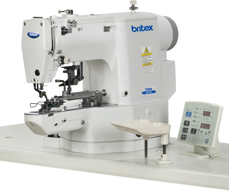 Electronic Direct drive Button attaching Sewing Machine - Brand: Britex, Model: BR-438G
