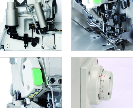 Four thread High Speed Automatic Overlock Stitch Sewing Machine, EX Form - Britex Brand, Model: BR-5200D-4UT